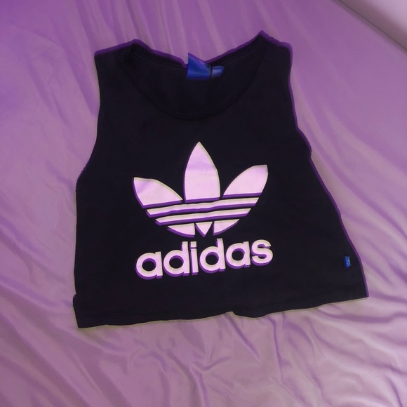 adidas Tops - cropped adidas shirt!!